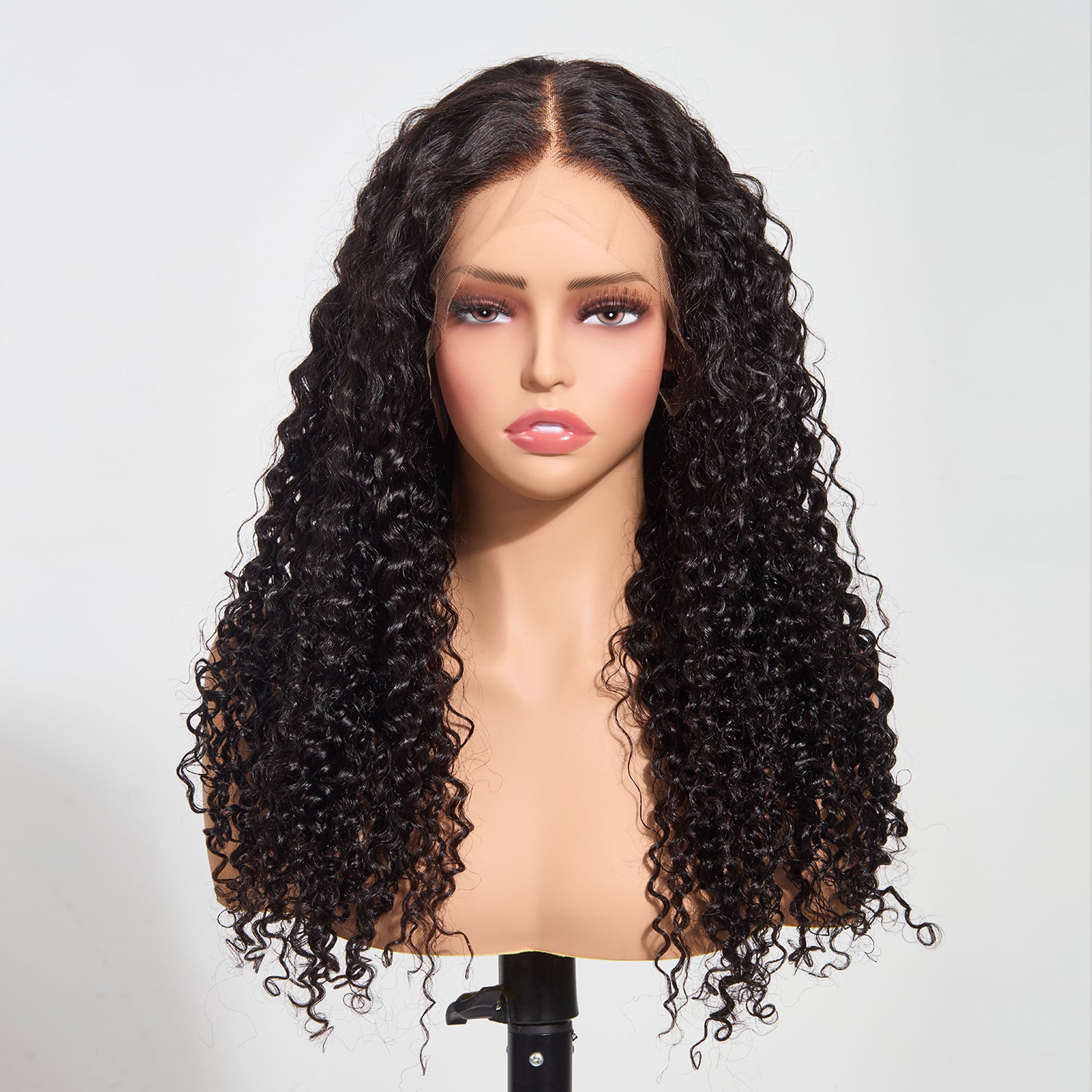 13x4 HD Lace Water Wave Frontal Wig — 180% Density