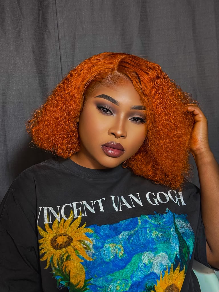 Copper Curls & Full Glam