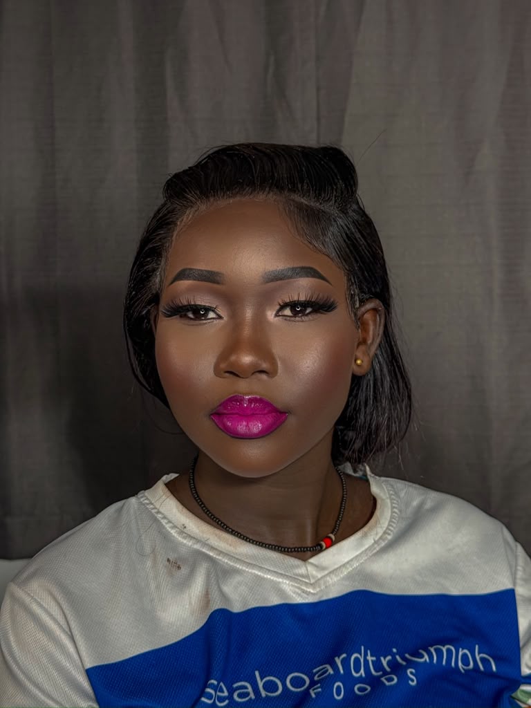 Pink Lip Beauty Glam