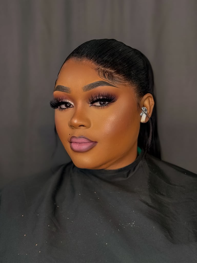 Smoky Glam & Sleek Ponytail