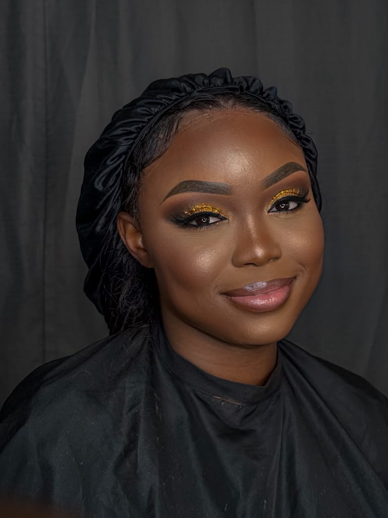 Golden Shimmer Soft Glam