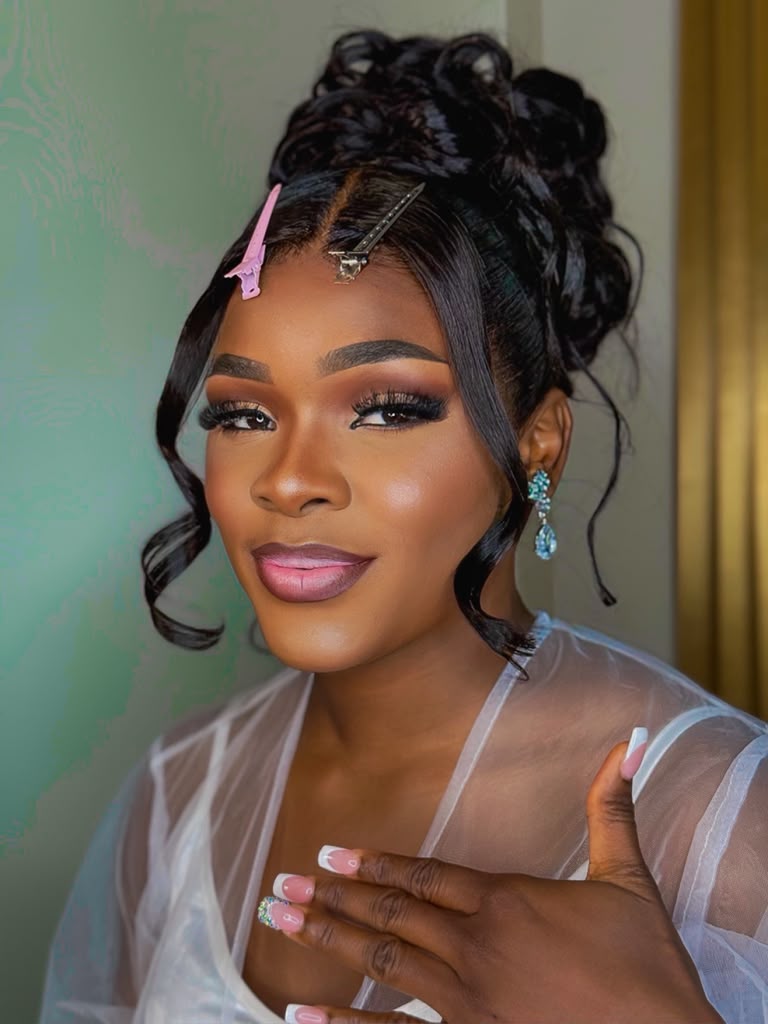 Bridal Updo & Soft Glam