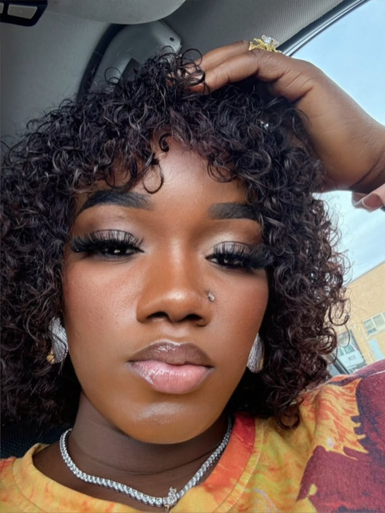 Curly Pixie & Lash Glam
