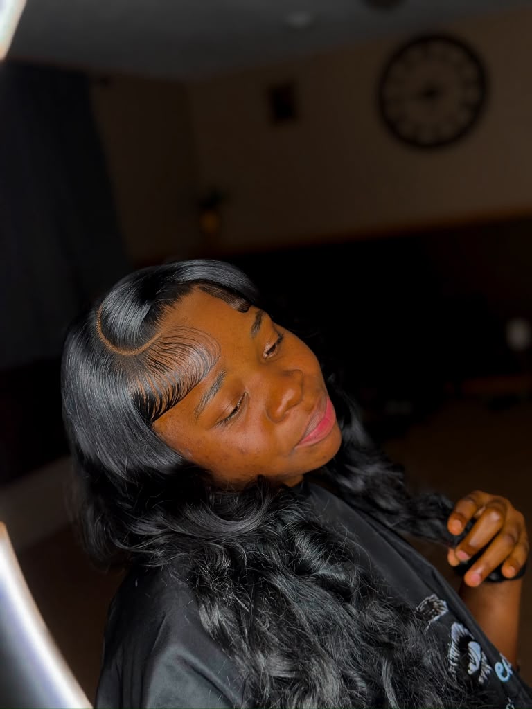Sculpted Waves Wig Install