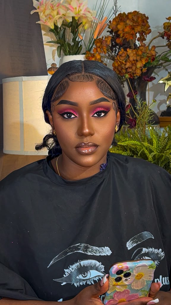 Vibrant Pink Full Glam